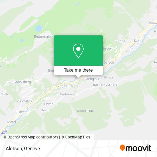 Aletsch map