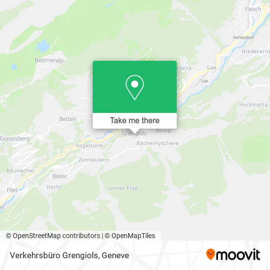 Verkehrsbüro Grengiols map
