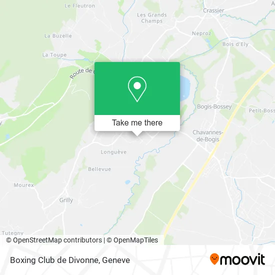 Boxing Club de Divonne map