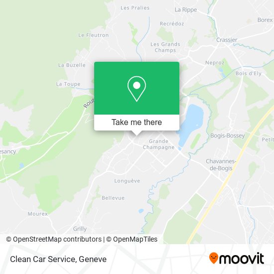 Clean Car Service map