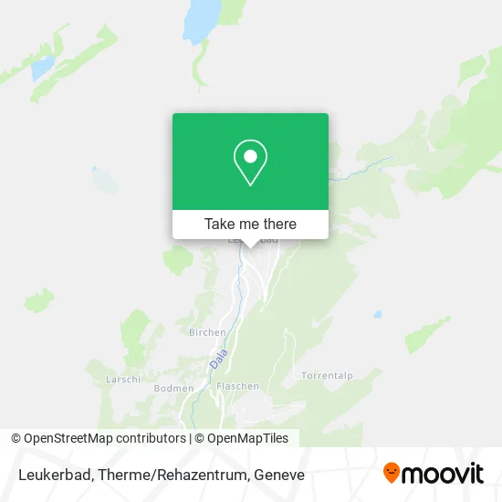 Leukerbad, Therme/Rehazentrum map