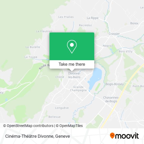 Cinéma-Théâtre Divonne map