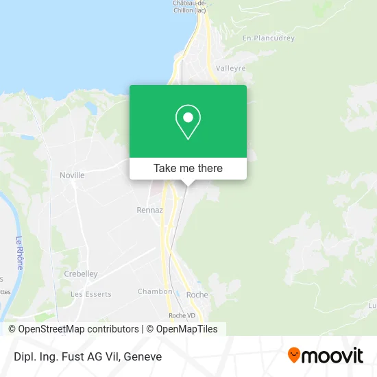 Dipl. Ing. Fust AG Vil map