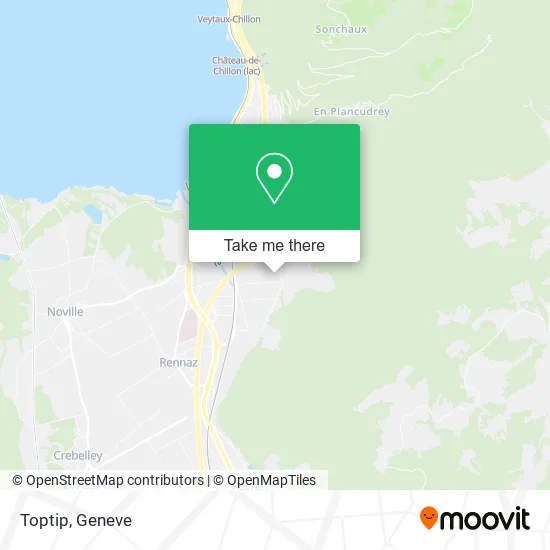 Toptip map