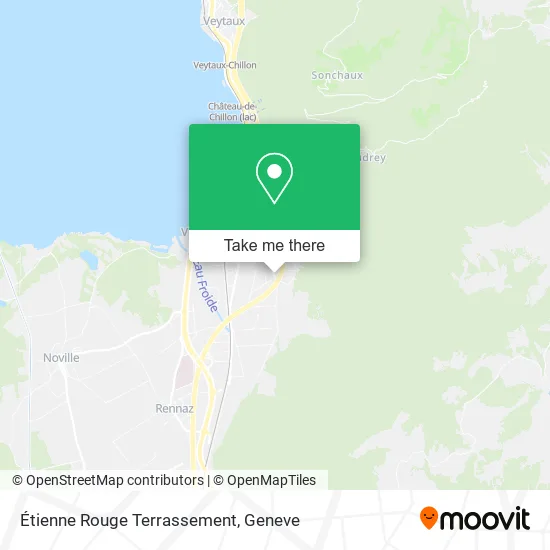 Étienne Rouge Terrassement map