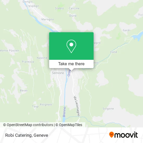 Robi Catering map