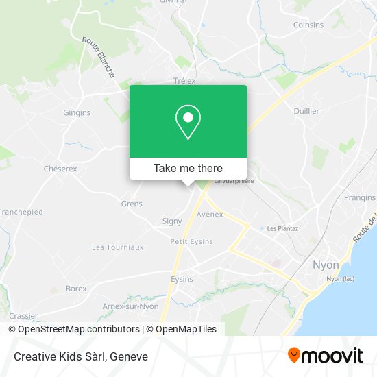Creative Kids Sàrl map