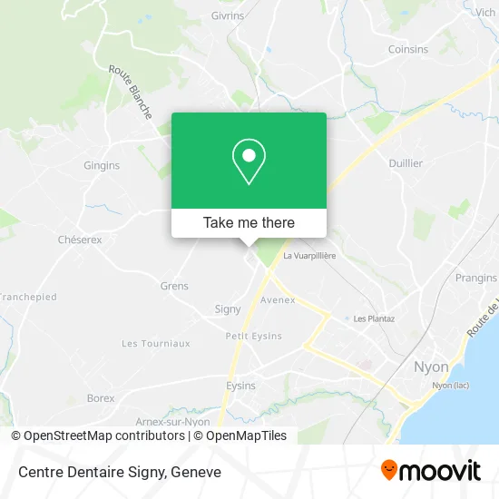 Centre Dentaire Signy map