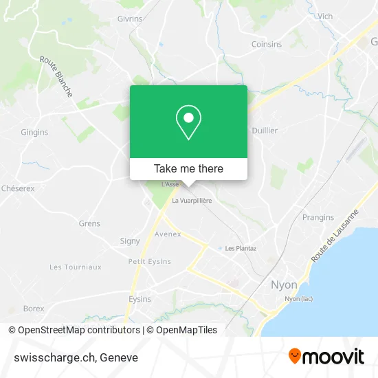 swisscharge.ch map