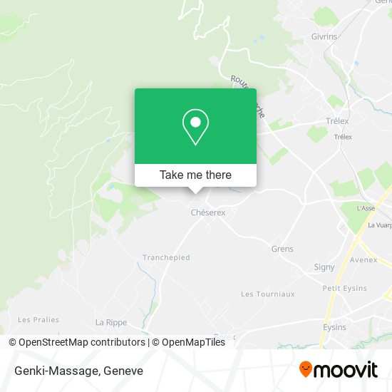 Genki-Massage map