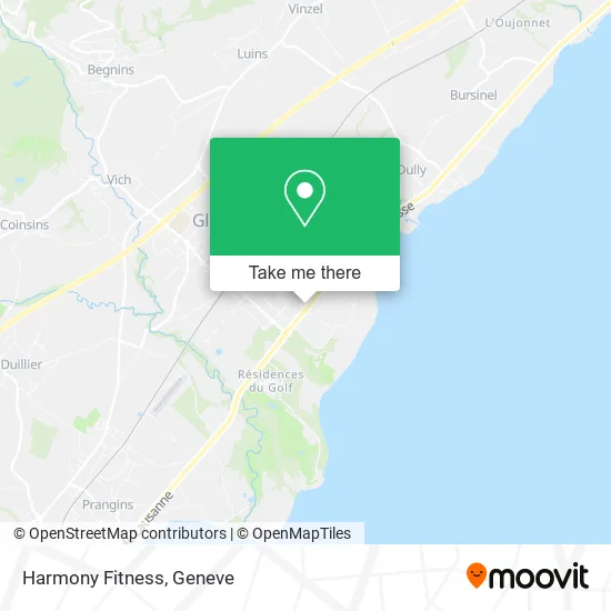 Harmony Fitness map
