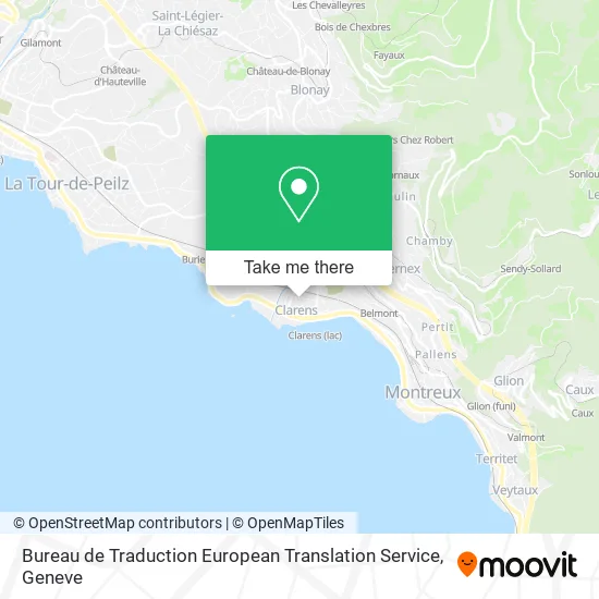 Bureau de Traduction European Translation Service map