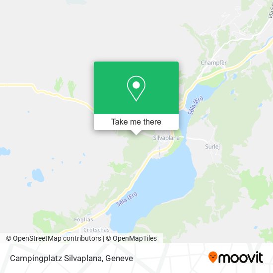 Campingplatz Silvaplana map