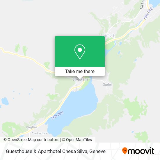 Guesthouse & Aparthotel Chesa Silva map