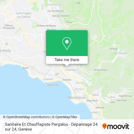 Sanitaire Et Chauffagiste Pergalou - Dépannage 24 sur 24 map