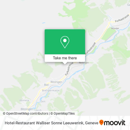 Hotel-Restaurant Walliser Sonne Leeuwerink map