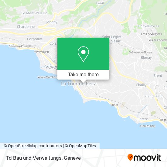 Td Bau und Verwaltungs map