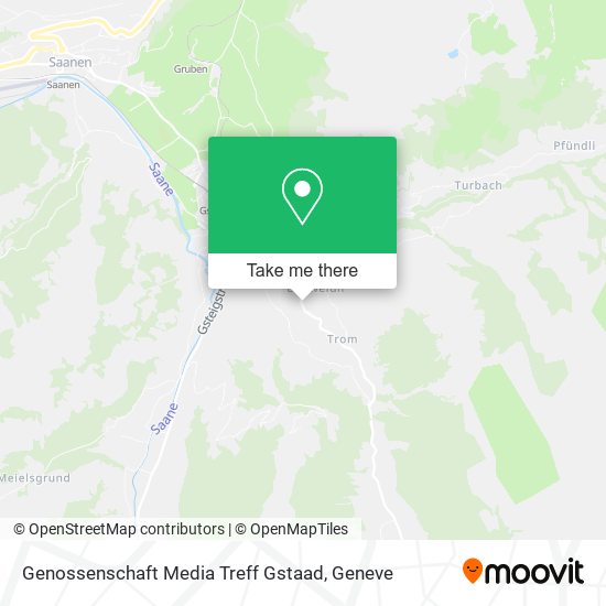 Genossenschaft Media Treff Gstaad Karte