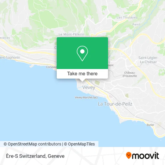 Ère-S Switzerland map