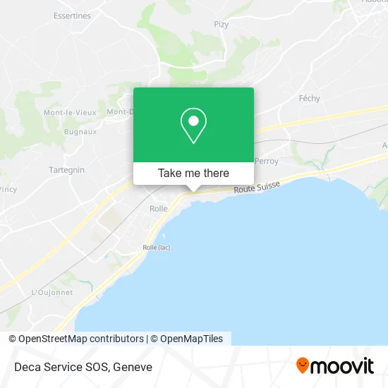 Deca Service SOS map