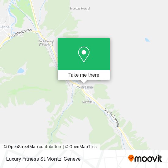 Luxury Fitness St.Moritz map