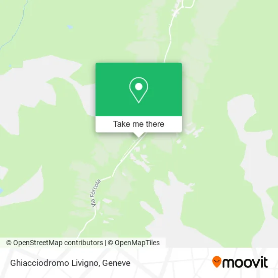 Ghiacciodromo Livigno map