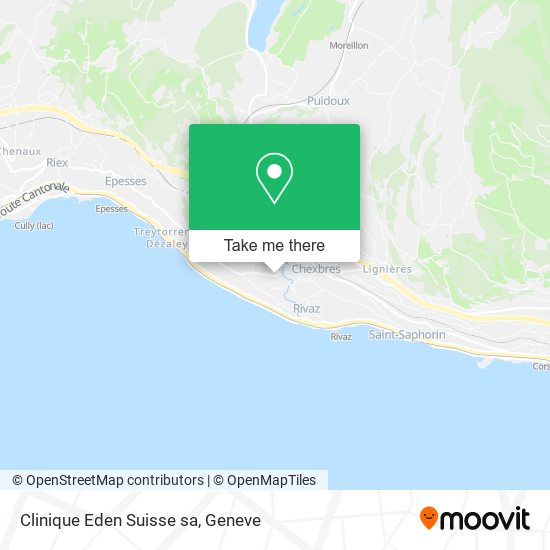 Clinique Eden Suisse sa map
