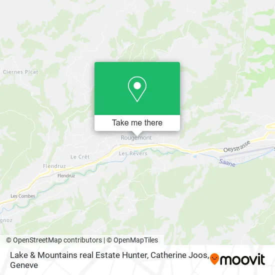 Lake & Mountains real Estate Hunter, Catherine Joos map