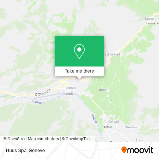 Huus Spa map