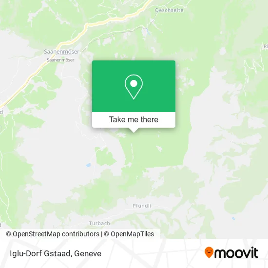 Iglu-Dorf Gstaad map