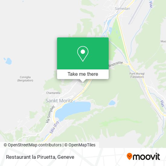 Restaurant la Piruetta map