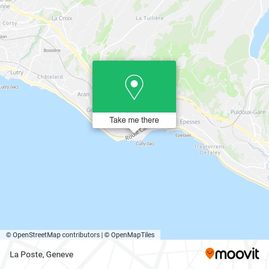 La Poste map