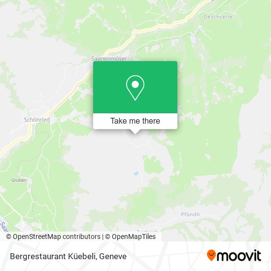 Bergrestaurant Küebeli map