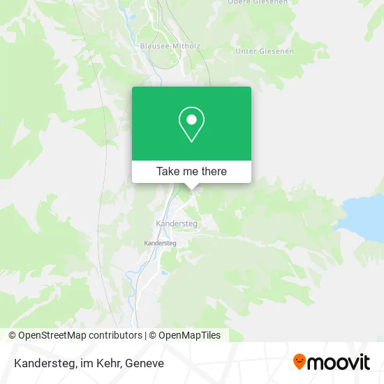 Kandersteg, im Kehr map