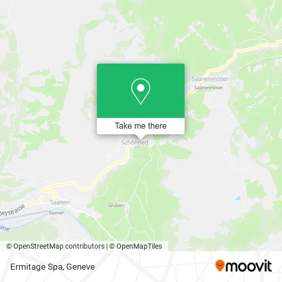 Ermitage Spa map