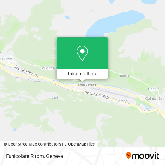 Funicolare Ritom map