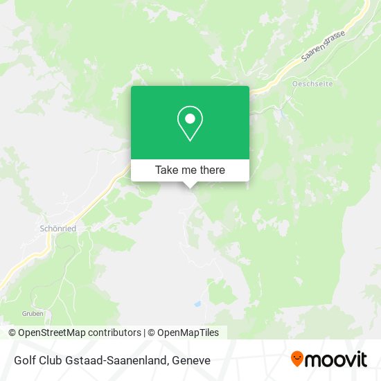 Golf Club Gstaad-Saanenland map
