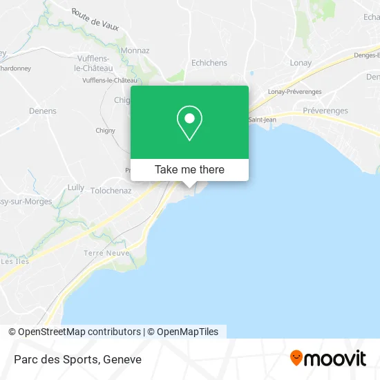 Parc des Sports map
