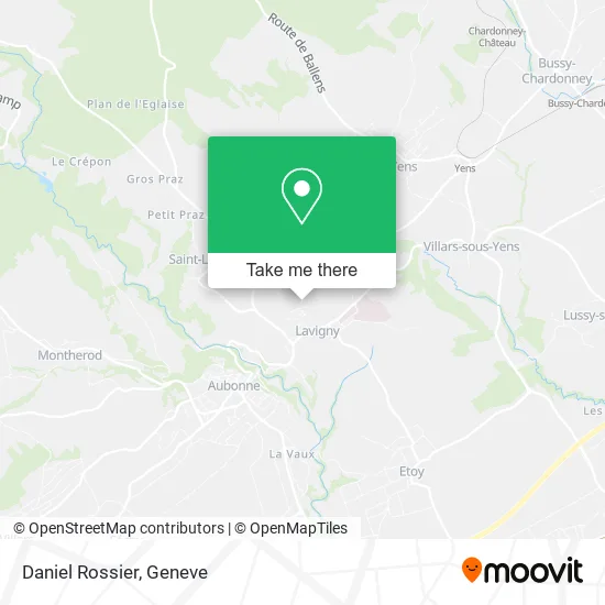 Daniel Rossier map