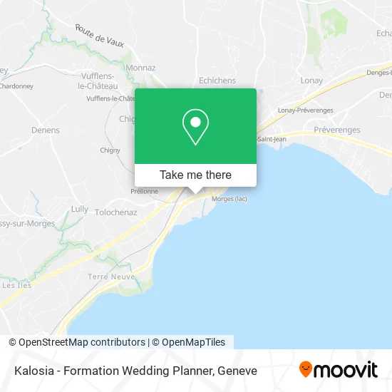 Kalosia - Formation Wedding Planner map