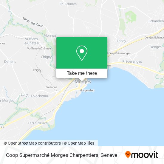 Coop Supermarché Morges Charpentiers plan