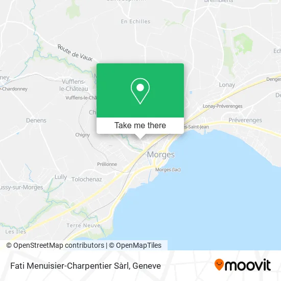 Fati Menuisier-Charpentier Sàrl map