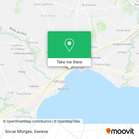 Socar Morges map