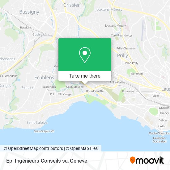 Epi Ingénieurs-Conseils sa map