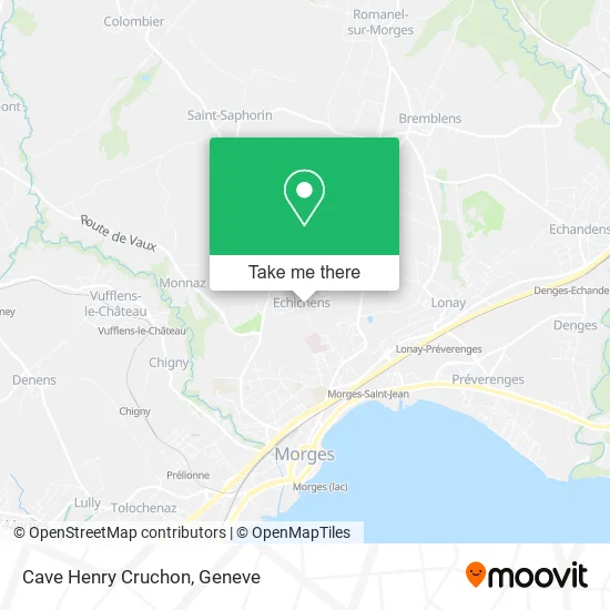 Cave Henry Cruchon map