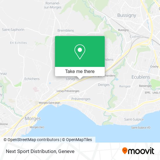 Next Sport Distribution map