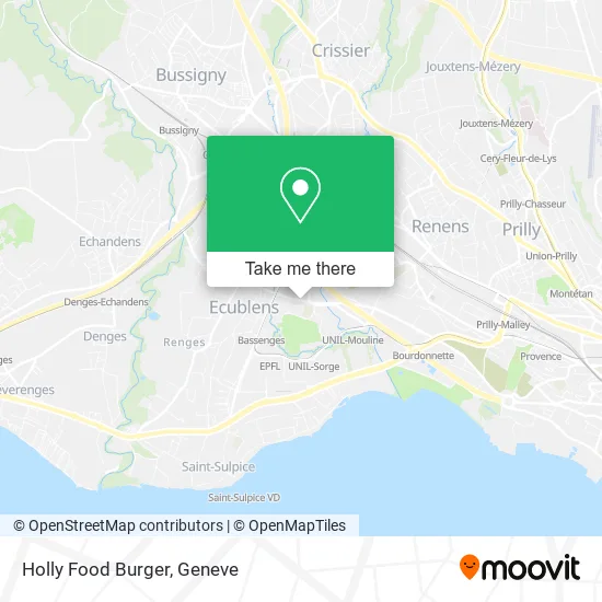 Holly Food Burger map