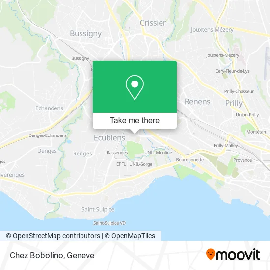 Chez Bobolino map
