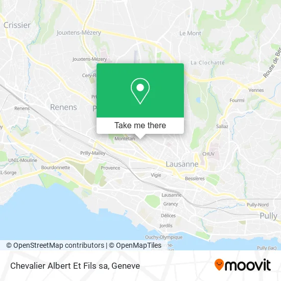 Chevalier Albert Et Fils sa map
