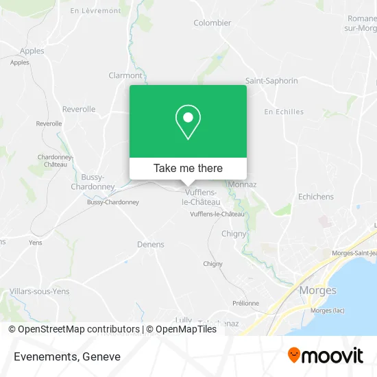 Evenements map